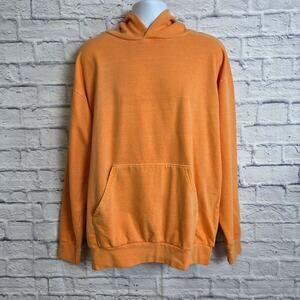 NWT Only NY Mens Large Premium Basics Hoodie Orange
